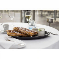 Staub | 12.25 inch, Oval, Covered Fish Pan, Matte Black | Cast Iron