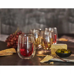 ZWILLING | 10-oz / 2-pc Stemless White Wine Glass | Sorrento Double Wall Glassware