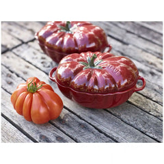Staub | 0.525 qt, Tomato, Petite Dutch Oven, Cherry | Stoneware