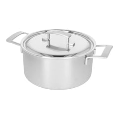 Demeyere | 5.5 qt, 18/10 Stainless Steel, Dutch Oven With Lid | Industry 5