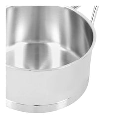 Demeyere | 1.6 qt Sauce Pan With Lid, 18/10 Stainless Steel | Atlantis