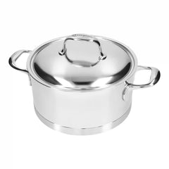 Demeyere | 4.2 qt, 18/10 Stainless Steel, Dutch Oven With Lid | Atlantis