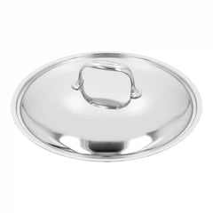 Demeyere | 5 qt Sauté Pan With Helper Handle And Lid, 18/10 Stainless Steel | Atlantis