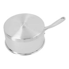 Demeyere | 1.6 qt Sauce Pan With Lid, 18/10 Stainless Steel | Atlantis
