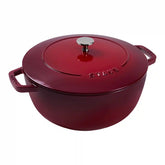 Staub | 5 qt, Essential French Oven, Cherry | Cast Iron