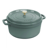 Staub | 5.5 qt, Round, Dutch Oven, Eucalyptus | Cast Iron