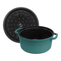 Staub | 7 qt, Round, Dutch Oven, Turquoise | Cast Iron