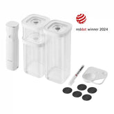 ZWILLING | CUBE Vacuum Starter Set, S / 6-pc, Transparent-White | Fresh & Save CUBE