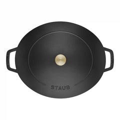 Staub | 6 qt, Wide Oval French Oven, Matte Black | Cast Iron