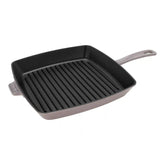 Staub | 12-inch, Cast Iron, Square, Grill Pan, Lilac | Cast Iron
