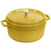 Staub | 5.5 qt, Round, Dutch Oven, Citron | Cast Iron