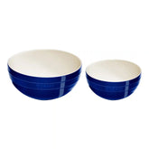 Staub | 2-pc, Large Mixing Bowl Set, Dark Blue | Stoneware