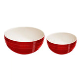 Staub | 2-pc, Large Mixing Bowl Set, Cherry | Stoneware