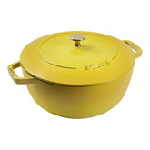 Staub | 5 qt, Essential French Oven, Citron | Cast Iron