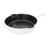 Staub | 8.5-inch, Traditional Deep Skillet, Pure White | Cast Iron
