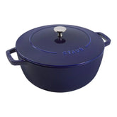 Staub | 5 qt, Essential French Oven, Dark Blue | Cast Iron