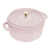 Staub | 4 qt, Round, Dutch Oven, Peony Pink | Cast Iron