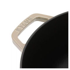 Staub | 5 qt, Essential French Oven, Sesame | Cast Iron