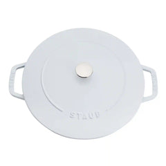 Staub | 5 qt, Essential French Oven, Pure White | Cast Iron