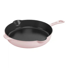 Staub | 8.5-inch, Traditional Deep Skillet, Peony Pink | Cast Iron