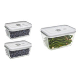 ZWILLING | 3-pc, Vacuum Box Set, Glass, Grey | Fresh & Save
