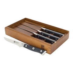 ZWILLING | 4-pc, Steak Knife Set With Wood Presentation Box | Spectrum