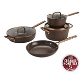 ZWILLING | 7-pc, Cookware Set Ceramic Nonstick Titanium | Milano