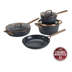 ZWILLING | 7-pc, Cookware Set Ceramic Nonstick Titanium | Milano