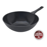 ZWILLING | 12-inch, Aluminum, Wok Titanium-reinforced Ceramic Non-stick Coating | Madura Plus