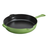 Staub | 11-inch, Traditional Deep Skillet, Pistachio | Cast Iron - Fry Pans/ Skillets