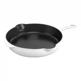 Staub | 11-inch, Traditional Deep Skillet, Pure White | Cast Iron