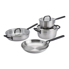 ZWILLING | 7-pc, Stainless Steel, Cookware Set | Milano Stainless Steel