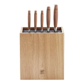 ZWILLING | 6-pc, Kotibe Wood Handle Knife Block Set, Brown | Four Star