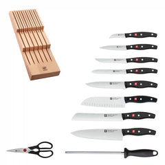 ZWILLING | 11-pc, Knife block set, Natural | Signature