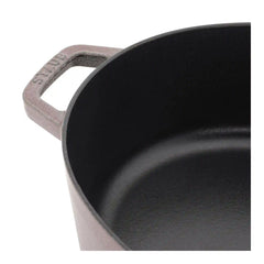 Staub | 6.25 qt, Wide Oval Dutch Oven, Lilac | Cast Iron