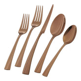 ZWILLING | 20-pc Rose Gold Flatware Set, 18/10 Stainless Steel, Rose | Bellasera (rose gold)
