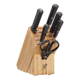 MIYABI | 7-pc, Knife block set, Brown | KOH 4000FC