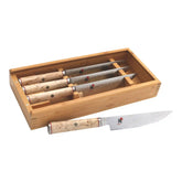 MIYABI | 4-pc, Steak Knife Set | Birchwood SG2