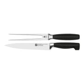 ZWILLING | 2-pc, Slicing/Carving Knife And Fork Set | Four Star