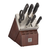 ZWILLING | 8-pc, Self-Sharpening Knife Block Set, Brown | Four Star