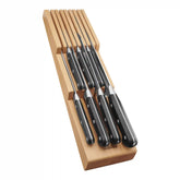 ZWILLING | 10-pc, Block Set with Beechwood In-Drawer Knife Tray, Natural | Professional S