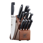 ZWILLING | 12-pc, Knife block set, Walnut | Four Star
