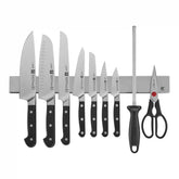 ZWILLING | 10-pc, Set with 17.5" stainless magnetic knife bar, No-Color | Pro