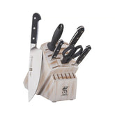 ZWILLING | 7-pc, Knife block set, Rustic White | Pro