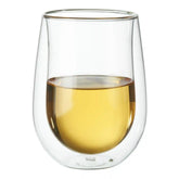 ZWILLING | 10-oz / 2-pc Stemless White Wine Glass | Sorrento Double Wall Glassware