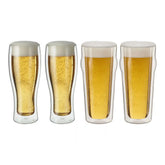 ZWILLING | 4-pc, Beer Glass Set | Sorrento Double Wall Glassware