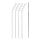 ZWILLING | Glass Straw - Clear - Bent Set | Sorrento Glassware