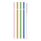 ZWILLING | Glass Straw - Colored - Straight Set | Sorrento Glassware