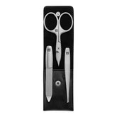 ZWILLING | 3-pc, Nappa Leather Manicure Pedicure Set With Combination Nail Scissors, Matte Black | PREMIUM