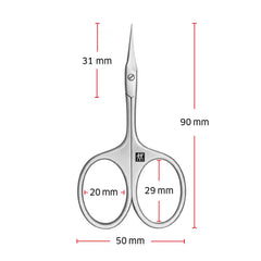 ZWILLING | Cuticle Scissors With Tower Tip - Matt Stainless Steel | PREMIUM